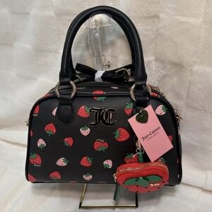 NEW Juicy Couture Strawberry Crossbody Handbag
